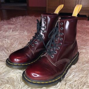 Women’s Vegan Oxblood Doc Martens